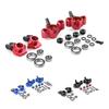 BrewJa Metal Front Steering Knuckle and Rear Hub Carrier for 1/8 Arrma KRATON Outcast Notorious BLX 6S RC Car Upgrade Parts Accessories (Color : Rear Black) view 2