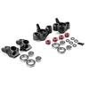 BrewJa Metal Front Steering Knuckle and Rear Hub Carrier for 1/8 Arrma KRATON Outcast Notorious BLX 6S RC Car Upgrade Parts Accessories (Color : Rear Black) view 3