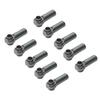 BrewJa 10Pcs Metal M2.5 Link Rod Tie Rod End Ball Joint for Wltoys A959 12428 144001 WPL C14 C24 MN D90 MN99S RC Car Upgrades Parts (Color : Grey) view 1