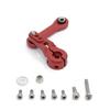 BrewJa 25T Servo Arm Steering Link Rod for ARRMA 1/7 Infraction Mojave 1/8 KRATON SENTON Typhon Talion Outcast Upgrade Parts (Color : Red) view 1