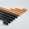 AOKLEY Aluminum Alloy Lengthened Solid Black Golden Furniture Handles Kitchen Cabinets Wardrobe Drawers Handles Home Decoration 1Pcs (Color : 2070-96-Black) view 3