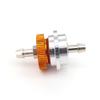 CNC Aluminum Fuel Nipple Fuel Fill Nozzle Nipple Tank Accessory for Gasoline/Nitro RC Model Airplane Boat (Yellow) view 4