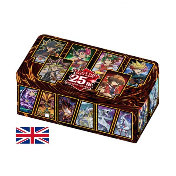 YGO - 25th Anniversary Collectors Tin: Dueling Heroes 2023 - English + HeartForCards shipping protection