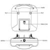 FS i6S Remote Control 2.4G Radio System 10CH iA10B Receiver Compatible S.Bus RC Model Airplane White view 4