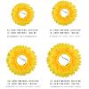 Sunflower Head Cover Children's Dance Props Sunflower Dew Face Sunflower Games Entrance Funny Opening Ceremony Hand Flower (70CM, Red) view 4