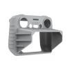 CAPART Silicone Protective Cover with Sun Hood for [DJI RC 2] Controller, Suitable DJI Air 3/Mini 4 Pro Drone, Scratch-Proof Dust-Proof Wear-Proof Non-Slip (with Sunhood - Grey) view 1