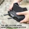 CAPART Silicone Protective Cover with Sun Hood for [DJI RC 2] Controller, Suitable DJI Air 3/Mini 4 Pro Drone, Scratch-Proof Dust-Proof Wear-Proof Non-Slip (with Sunhood - Black) view 3