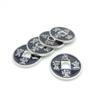 AIMOFAMAG 5 Pcs Chinese Coin Half Dollar Size,China Ancient Coin Magic Trick for Collecting or Practise(Black) view 1