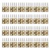 Odoria 1/12 Miniature Door Hinges 24Pcs and Screws 96Pcs Dollhouse Decoration Accessories view 2