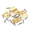 Odoria 1/12 Miniature Door Hinges 24Pcs and Screws 96Pcs Dollhouse Decoration Accessories view 3
