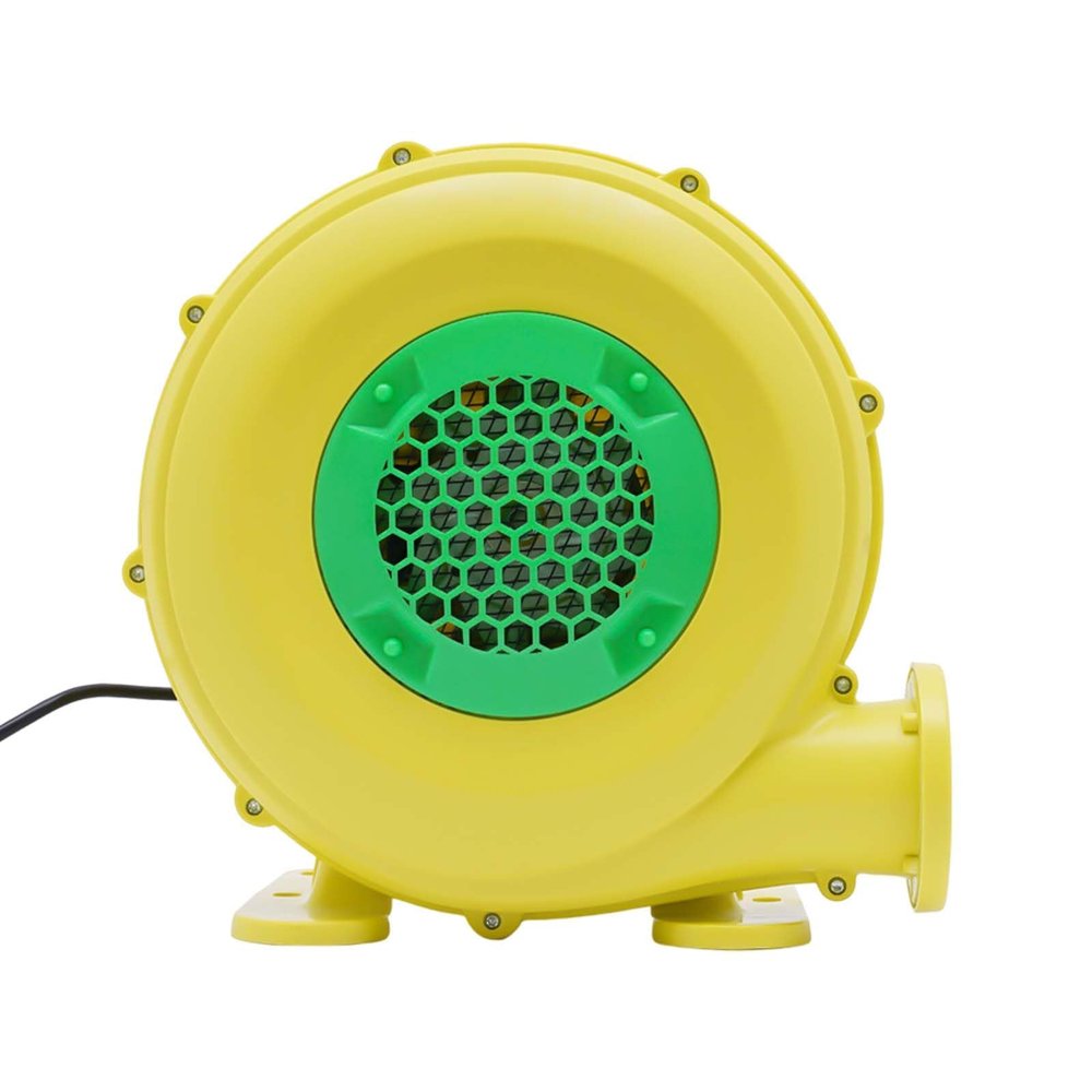 DOONARCES 450W 3300RPM Inflatable Bounce House Blower Inflatable Cash Cube Blower Fan Castle Air Blower Motor Pump for Inflatable Tent Castles Bounce Houses, Yellow+Green