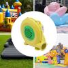 DOONARCES 450W 3300RPM Inflatable Bounce House Blower Inflatable Cash Cube Blower Fan Castle Air Blower Motor Pump for Inflatable Tent Castles Bounce Houses, Yellow+Green view 2