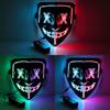 [3PACK] Halloween Scary Mask LED Mask LED Purge Mask---LED Light Up Mask EL Wire Light Up, for Festival Cosplay Halloween Costume Halloween Festival Party view 1