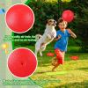 Hiboom 16 Pcs Sports Kickball Set Includes 10 Inches Playground Ball 5 Rubber Throw Down Bases Ball Pump 10 Foul Line Cones for Kids Adults Playground School Backyard Game Camps Picnic (Green) view 2