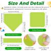 Hiboom 16 Pcs Sports Kickball Set Includes 10 Inches Playground Ball 5 Rubber Throw Down Bases Ball Pump 10 Foul Line Cones for Kids Adults Playground School Backyard Game Camps Picnic (Green) view 3