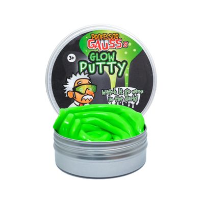 Professor Gauss Glow in The Dark Putty - Glowing Green