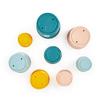Ecoiffier - Tower of Stackable Cups, Pastel Colours, Fine Motor Skills for Boys Girls from 6 Months (7600007911) view 3