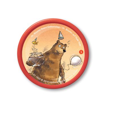 Kekz Audio Chip for Cookie Listeners, Dr. Brumm - Kekz 1: Dr. Brumm Celebrates Birthday/Dr. Brumm on Hula Hula, Radio Play for Children from 3 Years, Playing Time Approx. 34 Minutes