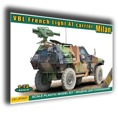 ACE 72421 1/72 VBL Milan at Missile Carrier Plastic Model