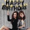 175Pcs DIY Glitter Customizable Banner Kit Happy Birthday Custom Letters Banner 30th Birthday Decorations Anniversary Personalized Banners Decor Death to My 20s Party Supplies(Shiny Black) view 3