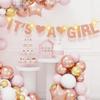 167Pcs DIY Glitter Customizable Banner Kit Custom Banner Happy Birthday Letters Happy New Year Personalized Banners Decor for Christmas Baby Shower Birthday Party Decoratation (Glitter Rose Gold) view 2