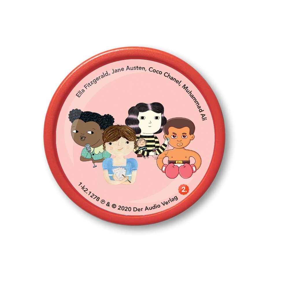 Kekz Audio Chip for Biscuit Hearers, Little People, Big Dreams - Kekz 2: Ella Fitzgerald, Jane Austen, Coco Chanel, Muhammad Ali, Radio Play for Children from 5 Years, Playing Time Approx. 31 Minutes