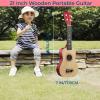 21 Inch Wooden Kids Toddler Child Children Acoustic Guitar Musical Instruments Ideal for 3-9 Year Old Boys Girls Gifts (Burlywood) view 4