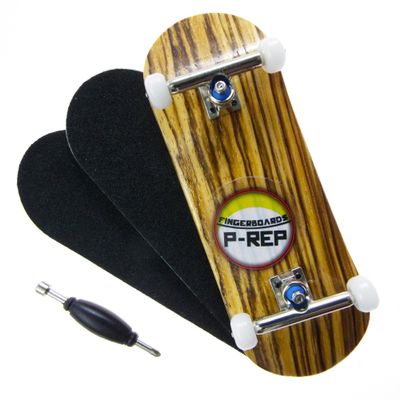 P-REP V2 Performance Complete Wooden Fingerboard 32mm - Zebra