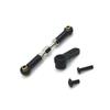 BrewJa Compatible with MJX H16 16207 16208 16209 16210 Metal 25T Servo Arm Servo Horn Steering Servo Link Rod 1/16 RC Car Upgrade Parts Accessories (Color : Black) view 1