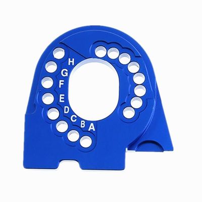 BrewJa Metal Motor Mount Plate 8290 Compatible with Traxxas TRX4 TRX-4 TRX-6 1/10 RC Crawler Car Upgrade Parts Accessories (Color : Blue)