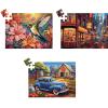 3 Pack 48 Large Piece Puzzle for Seniors Puzzles Dementia Alzheimer's Products and Activities for Elderly Large Piece Puzzles Alzheimer's Easy Puzzles Gift Memory Games for Patients, 3 Storage Bag view 1