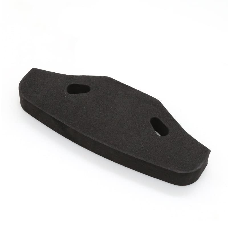 BrewJa Front Bumper Sponge Foam for Tamiya TT-01 TT-02 TT01 TT02 1/10 RC Car Upgrade Parts Spare Accessories (Color : Black)