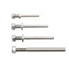 BrewJa 1Pair D3/D4/D5/D6 Landing Gear Wheel Shaft M4/M5/M6/M8 Steel Axle with Nuts Assembly Kit for RC Airplane Model DIY Parts (Color : D3xM5xL40) view 3