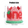 1st Birthday Strawberry Crown for Baby Girl, Cute First Birthday Strawberry Hat 1st Birthday Strawberry Decorations Strawberry Birthday Headwear Birthday Party Photo Props (Pink Series) view 2