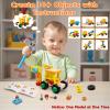 59Pcs Kids Tool Set Toy for Boys - Montessori STEM Wooden Play Tool Box Kit with Electric Drill with 2 Types Bits - Educational Christmas Birthday Gifts for Boys Toddlers Kids Age 3 4 5 6 Years Old view 4