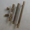 AOKLEY Light Luxurious and Contracted Solid Bronze Brass Knurled Handle Drawer Door Handle Cabinet Knobs 1Pcs (Color : T-Single Hole) view 3