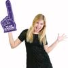Greekgear Custom Foam Finger! Great for Bachelor & Bachelorette Parties, Athletics, Local Sport Events, Games, Parties and more - No Minimums Purple view 2
