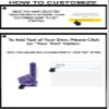 Greekgear Custom Foam Finger! Great for Bachelor & Bachelorette Parties, Athletics, Local Sport Events, Games, Parties and more - No Minimums Purple view 4