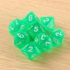 30 Pieces Colorful D10 Polyhedral Dice, 10 Sides Acrylic Dice Transparent Dice for Table Games, Role Playing, Family Party Favor view 3