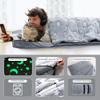 HOMBYS Glow in the Dark Sleeping Bags for 10~12 Years Old Kids, 84"x30" Soft Kids Nap Mat with Pillow and Blanket for Daycare School, Grey Travel Sleep Bag for Childern Girls Boys Truck Travel Camping view 4