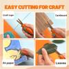 Safety Scissors for Kids, 3Pcs Retractable Scissors for Toddler Craft Ages 3-5 2-4 1-3, Cute Small Art Crafts Cutting Tools view 4