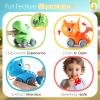 ALASOU Baby Dinosaur Car Toys with Playmat/Storage Bag|1st Christmas Birthday Gifts for Toddler Age 1-2|Baby Toys for 1 2 3 Year Old Boy|1 2 Year Old Boy Gift for Infant|Stocking Stuffers for Kids view 2