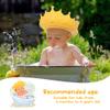 2PCS Baby Shower Cap for Kids, Adjustable Baby Hair Washing Shield Toddler Visor Hat for Eyes and Ears Protection Shampoo Cap for 0-9 Years Old Children view 4