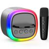 HWWR Mini Karaoke Machine for Kids: Portable Bluetooth Speaker with Wireless Microphone for Kids & Adults - Ideal Christmas Easter Birthday Gift Music Toys for Girls Boys Aged 4 5 6 7 8 9 10 11 12+ view 1