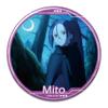 Sword Art Online The Movie: Progressive: Scherzo in the Dark Darkness Can Badge Mito B KBAN-S017-m13 view 1