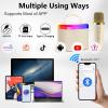 HWWR Mini Karaoke Machine for Kids, Mini Bluetooth Speaker with 2 Wireless Microphones for Kids Singing Home Party, 2025 Popular Birthday Gifts Toys for Girls Boys Age 3-12+ view 4
