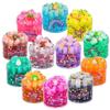 12 Pack Jelly Cubes Clear Slime Set Crystal Slime with Jelly Cubes Party Favors Holiday Birthday Toys for Kids Christmas Toys for Boys and Girls view 1
