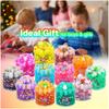 12 Pack Jelly Cubes Clear Slime Set Crystal Slime with Jelly Cubes Party Favors Holiday Birthday Toys for Kids Christmas Toys for Boys and Girls view 2