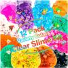 12 Pack Jelly Cubes Clear Slime Set Crystal Slime with Jelly Cubes Party Favors Holiday Birthday Toys for Kids Christmas Toys for Boys and Girls view 4