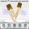 Mini Karaoke Machine, Portable Bluetooth Speaker with Microphone for Kids Singing Home Party, Christmas Halloween Kids Birthday Gifts, Music Toys for Girls Boys 3-12+ Years Old view 3